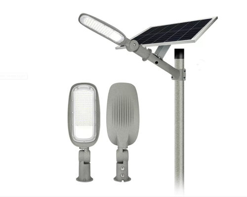 70Ra 10000Lm Solar Powered LED Street Lights 12V 40AH For Parking Lot