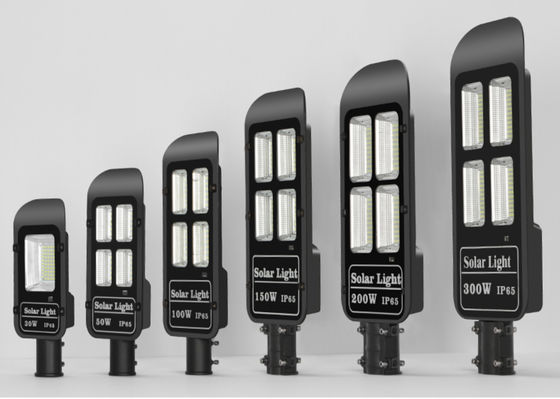0.3KW 32WH Solar Powered LED Street Lights Aluminum Outdoor 760lm